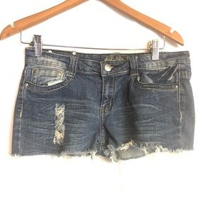RR sz 11 cutoff booty shorts distressed frayed